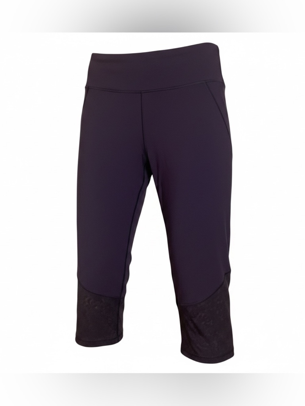 Victoria Sport Capri Leggings Size XL Maroon Yoga Pant Activewear Cycling
